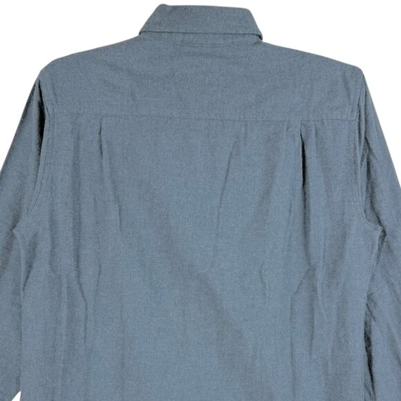 Mutual Weave Men's Long Sleeve Flap Pockets Collared Blue Shirt Size Small NWT - Picture 4 of 10